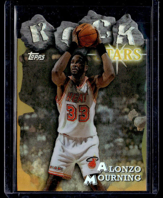 1997-98 Topps #RS19 Alonzo Mourning Rock Stars Refractors  Krazy King Collectibles LLC   