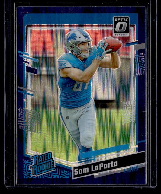 2023 Donruss Optic #237 Sam LaPorta Purple Shock  Krazy King Collectibles LLC   