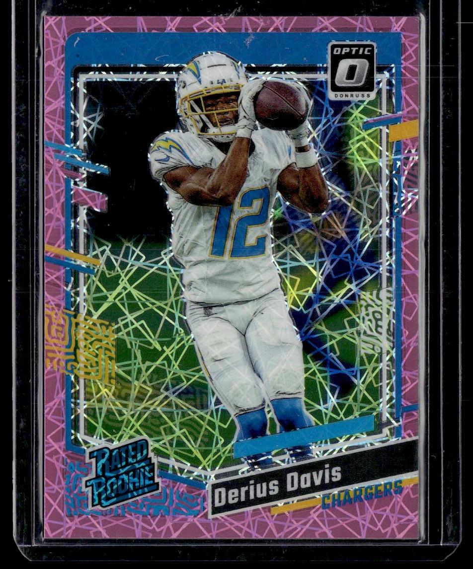 2023 Donruss Optic Derius Davis Pink Velocity /79  Krazy King Collectibles LLC   