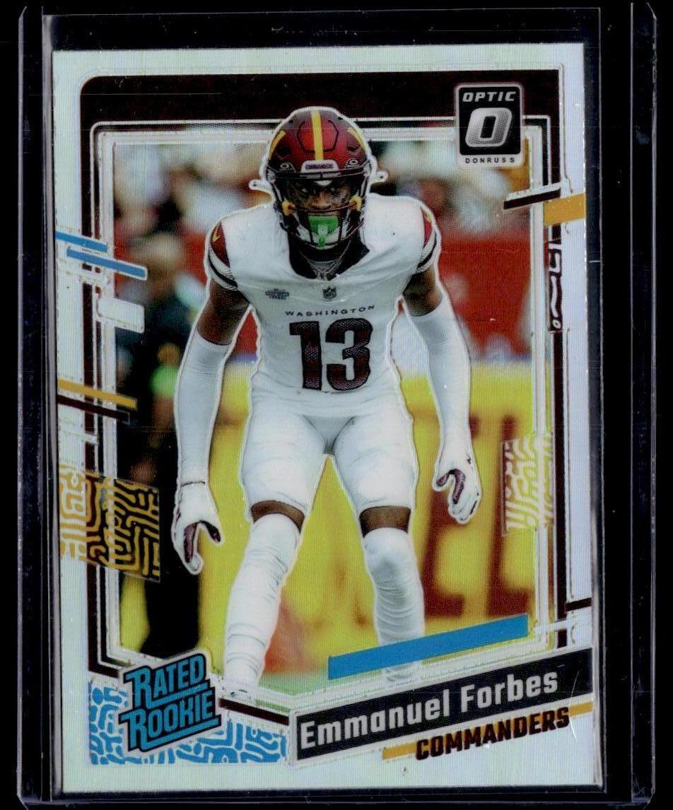 2023 Donruss Optic #299 Emmanuel Forbes Holo  Krazy King Collectibles LLC   