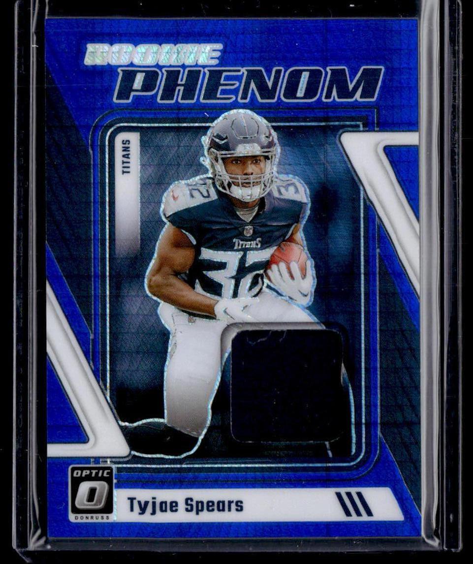 2023 Donruss Optic #RP-TSP Tyjae Spears Rookie Phenom Blue Hyper  Krazy King Collectibles LLC   