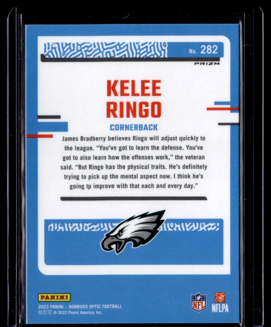 2023 Donruss Optic #282 Kelee Ringo Blue Hyper  Krazy King Collectibles LLC   