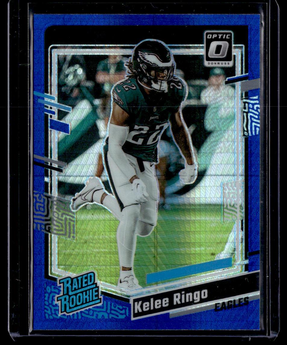 2023 Donruss Optic #282 Kelee Ringo Blue Hyper  Krazy King Collectibles LLC   