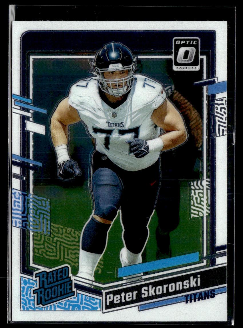 2023 Donruss Optic #296 Peter Skoronski  Krazy King Collectibles LLC   