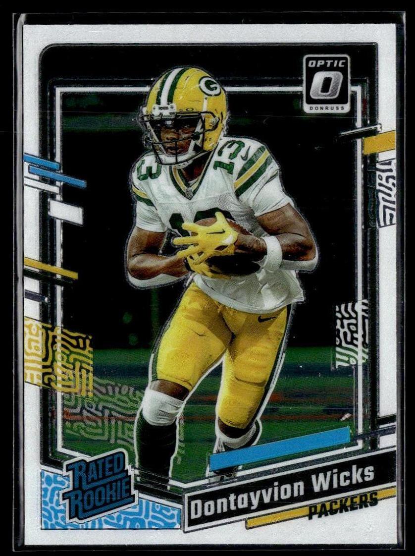 2023 Donruss Optic #249 Dontayvion Wicks  Krazy King Collectibles LLC   