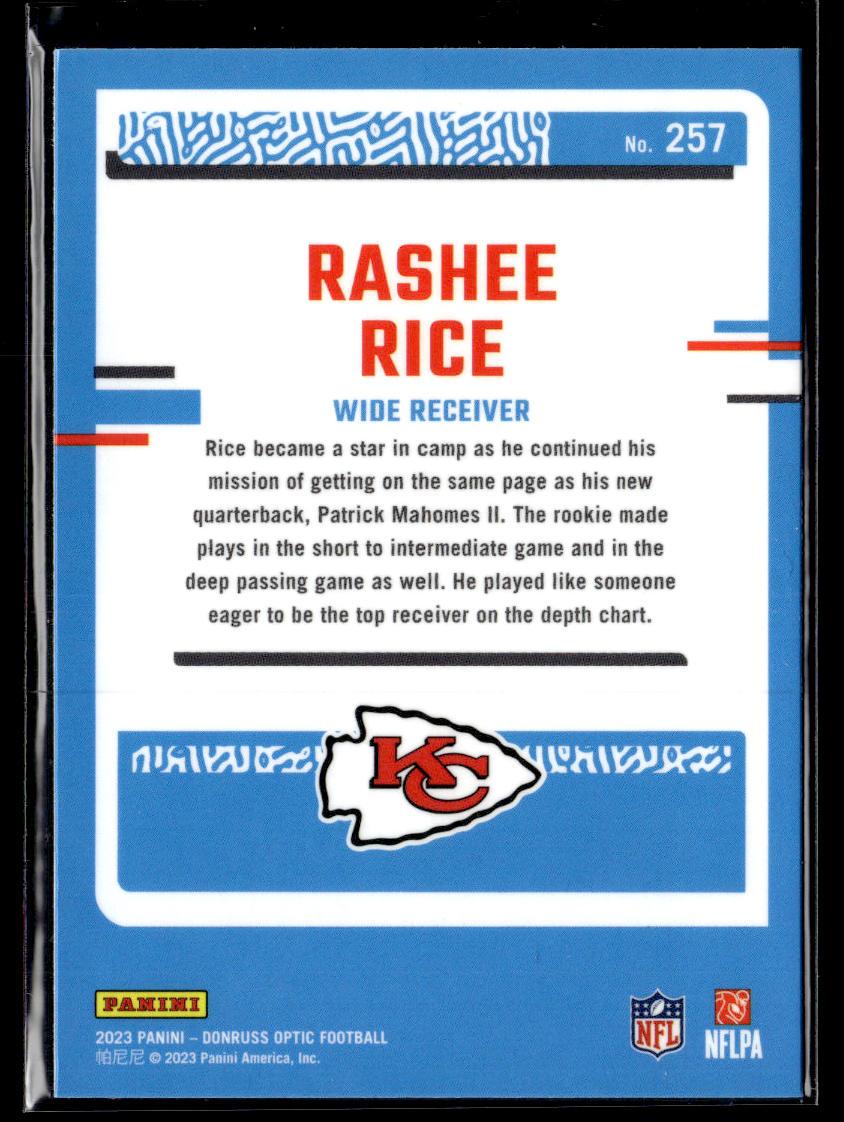 2023 Donruss Optic #257 Rashee Rice  Krazy King Collectibles LLC   