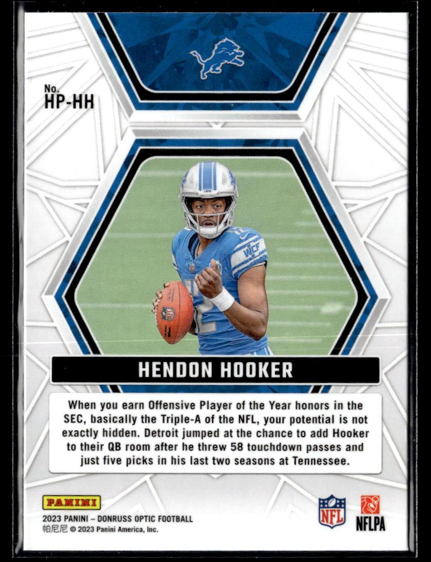 2023 Donruss Optic #HP-HH Hendon Hooker Hidden Potential  Krazy King Collectibles LLC   