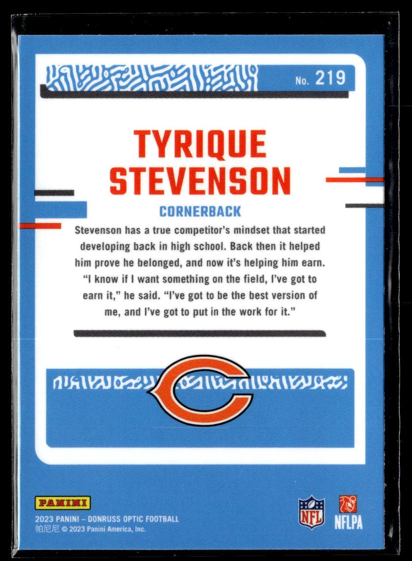 2023 Donruss Optic #219 Tyrique Stevenson  Krazy King Collectibles LLC   