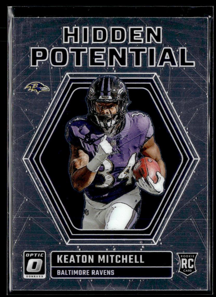 2023 Donruss Optic #207 Keaton Mitchell Hidden Potential  Krazy King Collectibles LLC   