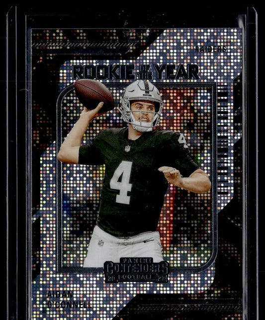 2023 Panini Contenders #1 Aidan O'Connell Rookie of the Year Contenders  Krazy King Collectibles LLC   