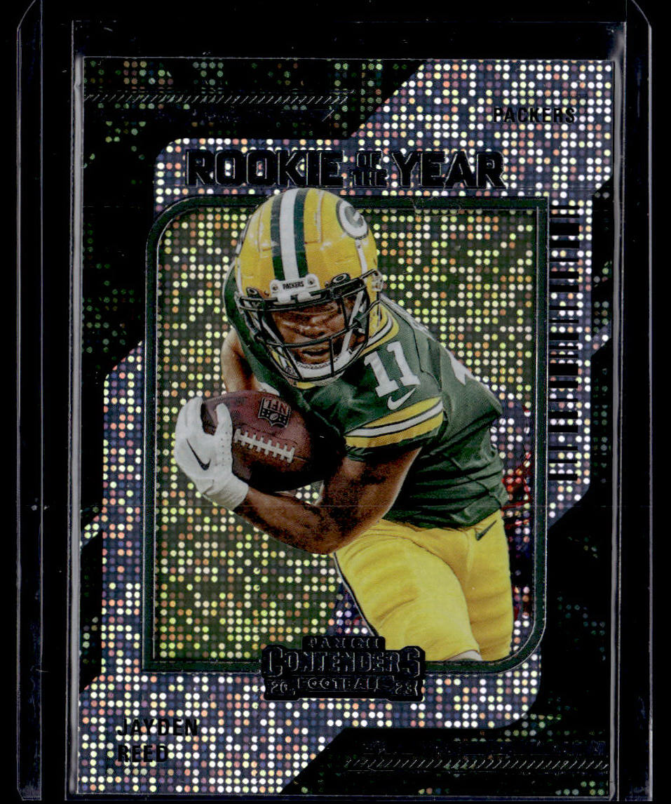 2023 Panini Contenders #13 Jayden Reed Rookie of the Year Contenders  Krazy King Collectibles LLC   