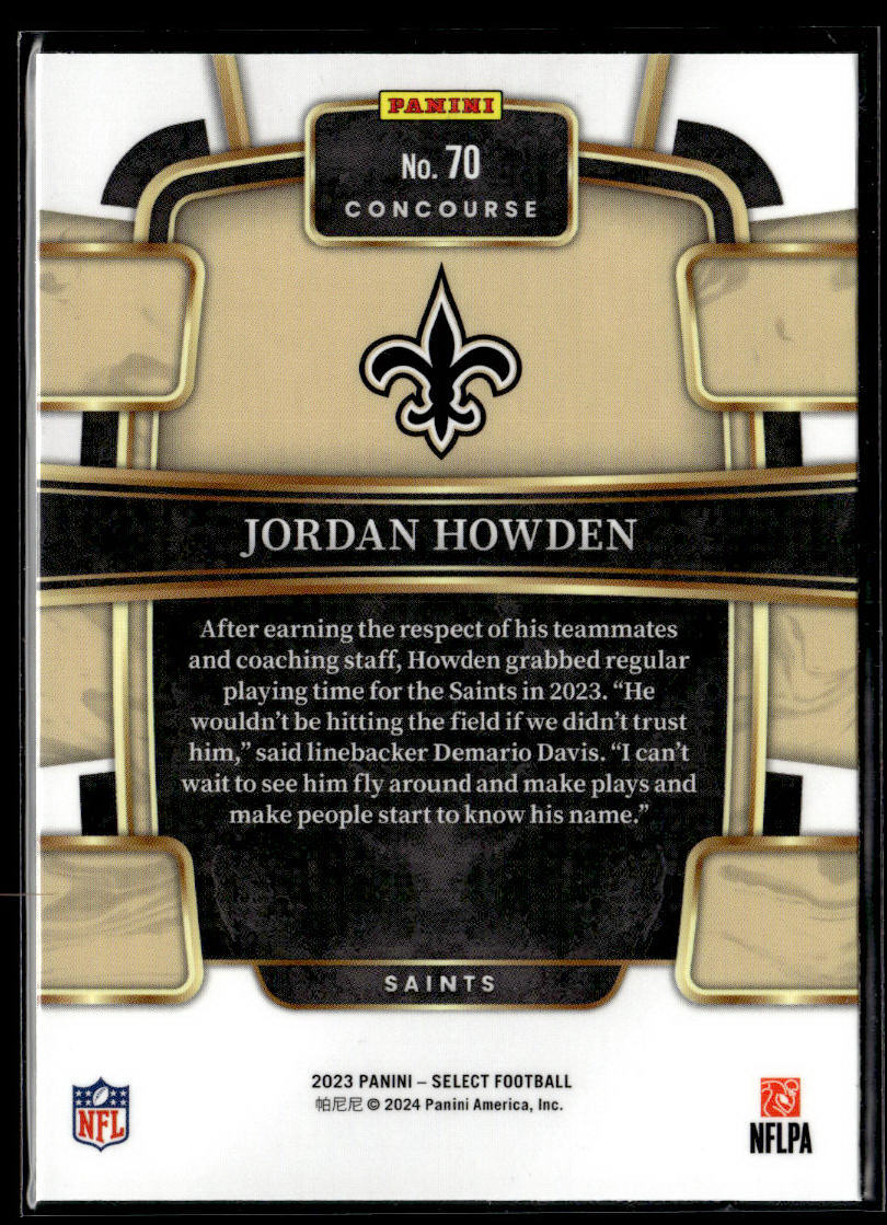 2023 Select Jordan Howden  Krazy King Collectibles LLC   