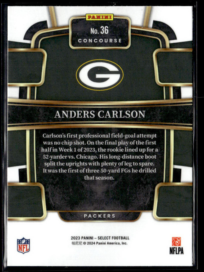 2023 Select Anders Carlson  Krazy King Collectibles LLC   