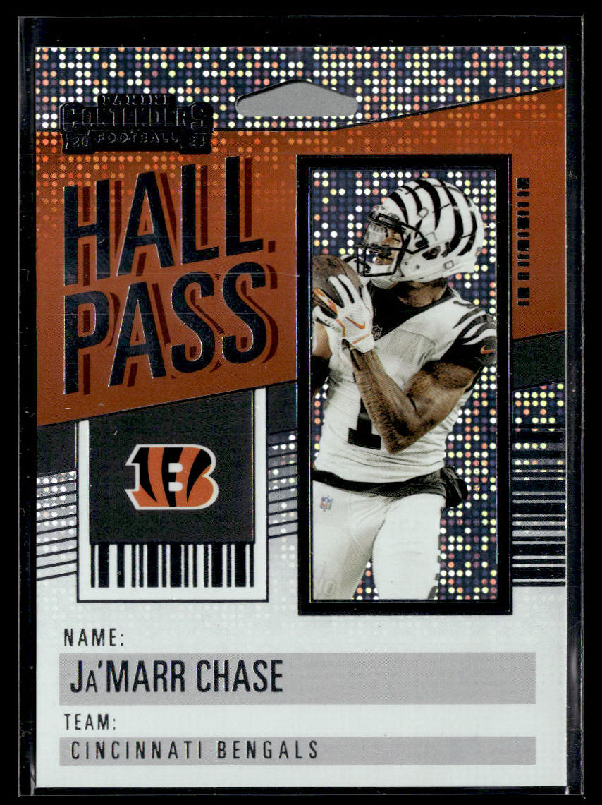 2023 Panini Contenders #7 Ja'Marr Chase Hall Pass  Krazy King Collectibles LLC   