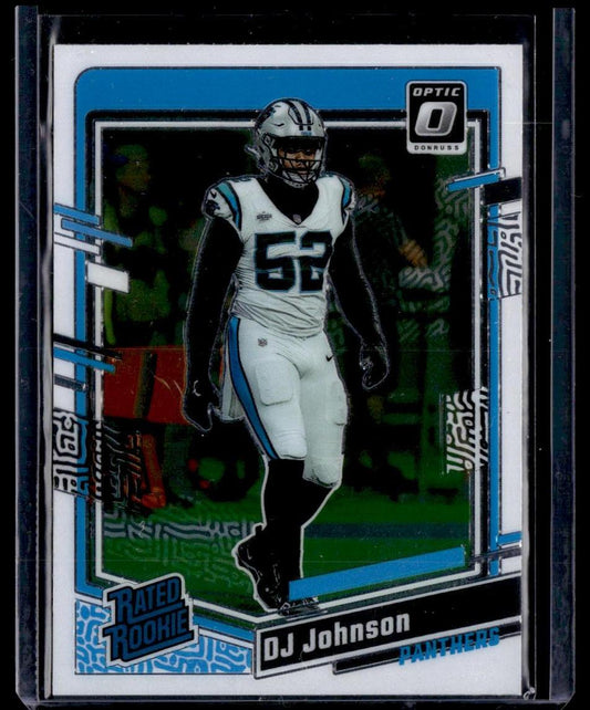 2023 Donruss Optic #214 DJ Johnson  Krazy King Collectibles LLC   