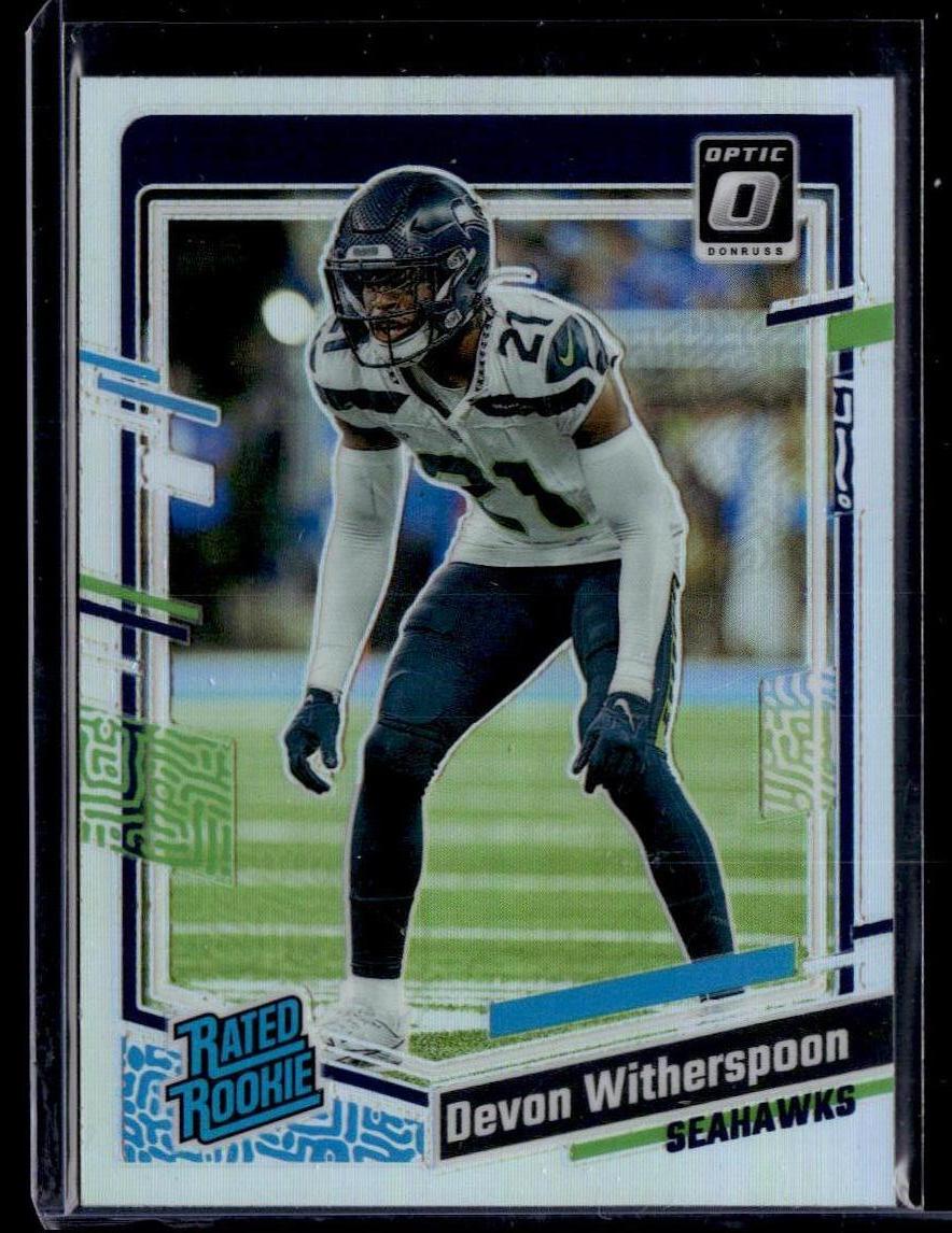 2023 Donruss Optic #292 Devon Witherspoon Holo  Krazy King Collectibles LLC   