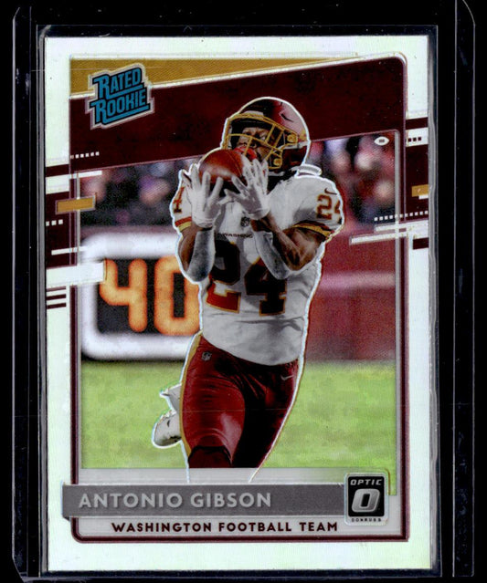 2020 Donruss Optic #185 Antonio Gibson Holo  Krazy King Collectibles LLC   