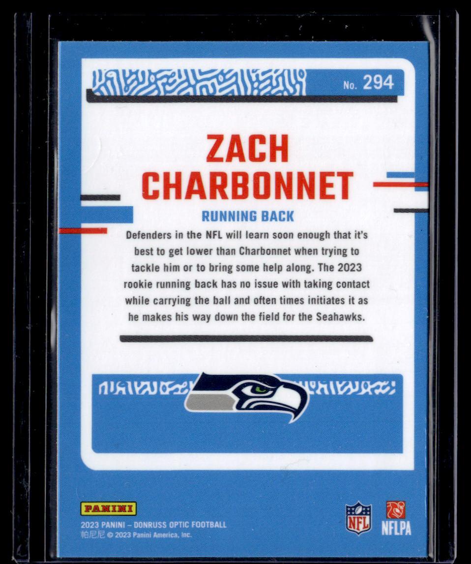 2023 Donruss Optic #294 Zach Charbonnet  Krazy King Collectibles LLC   