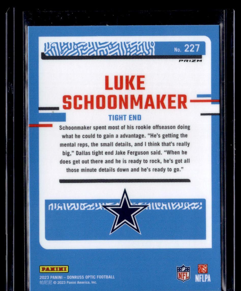 2023 Donruss Optic #227 Luke Schoonmaker Holo  Krazy King Collectibles LLC   