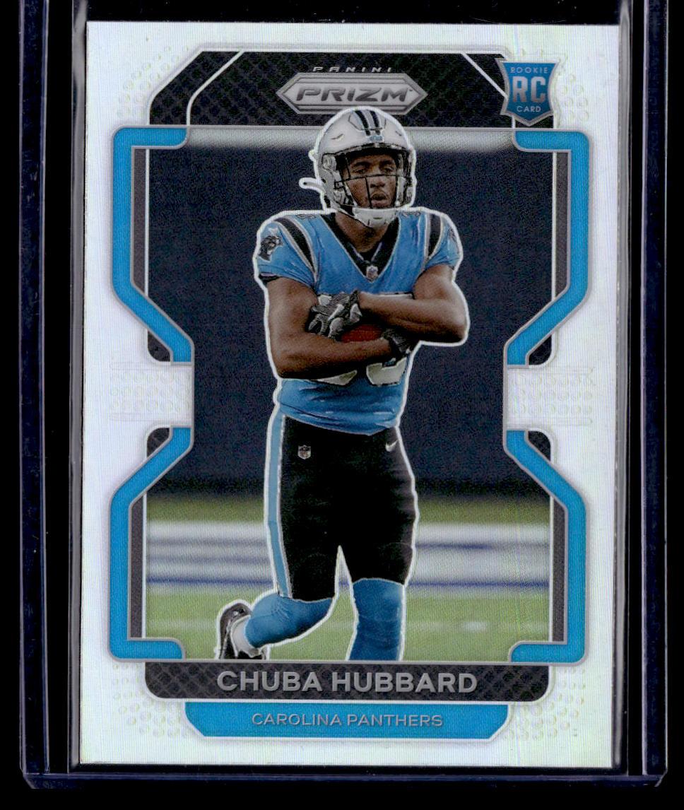 2021 Panini Prizm #355 Chuba Hubbard Silver  Krazy King Collectibles LLC   