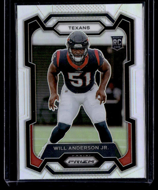 2023 Panini Prizm #342 Will Anderson Jr. Silver  Krazy King Collectibles LLC   