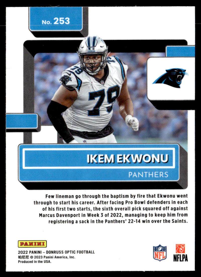 2022 Donruss Optic #253 Ikem Ekwonu  Krazy King Collectibles LLC   