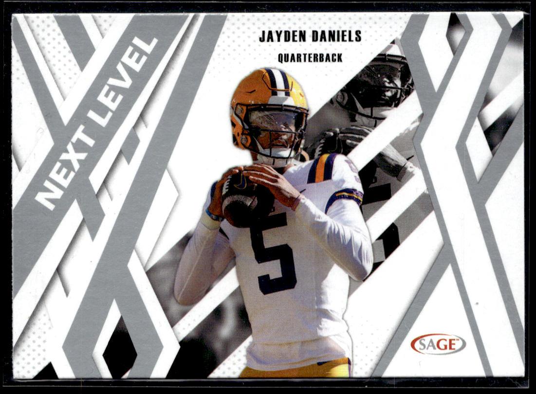 2024 SAGE HIT #91 Jayden Daniels Silver  Krazy King Collectibles LLC   