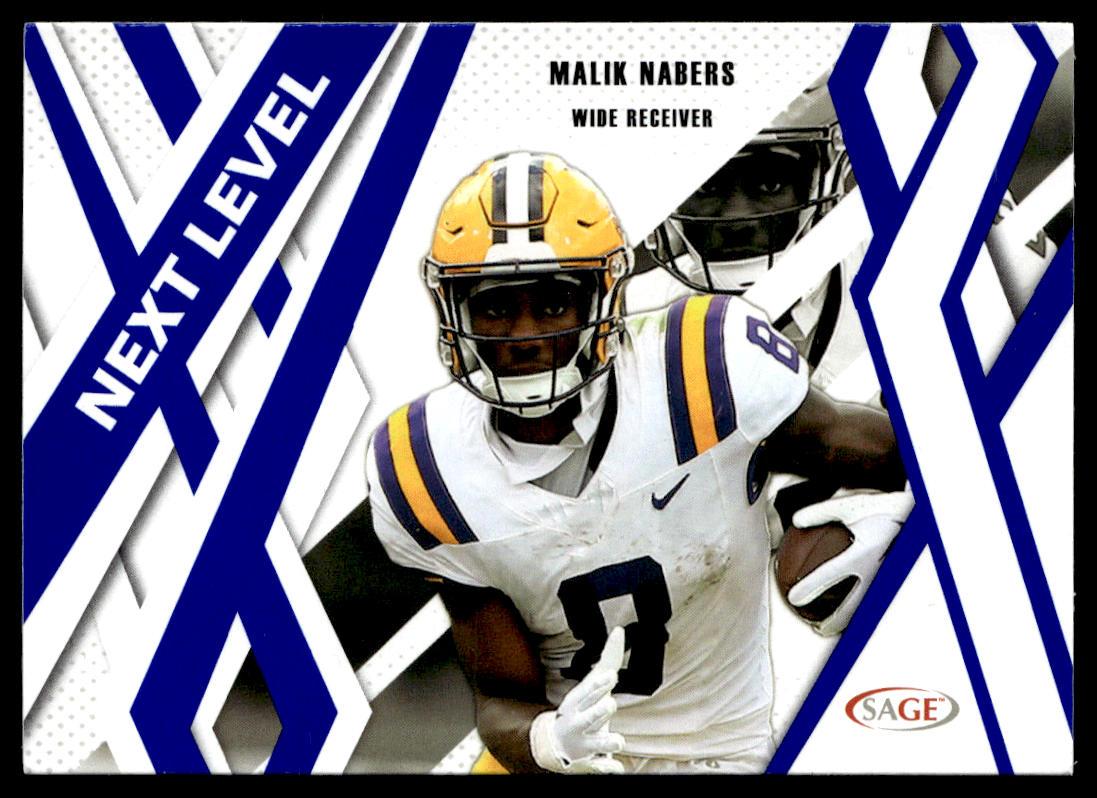 2024 SAGE HIT #87 Malik Nabers  Krazy King Collectibles LLC   