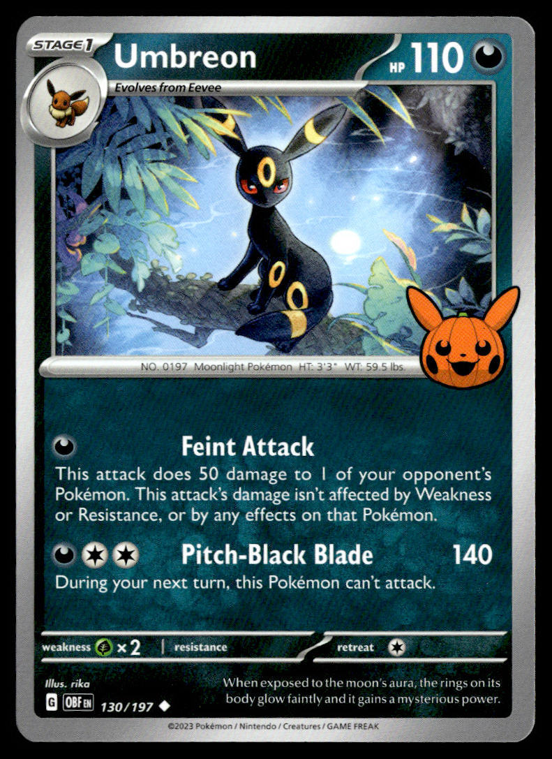 2024 Trick or Trade BOOster #130/197 Umbreon  Krazy King Collectibles LLC   