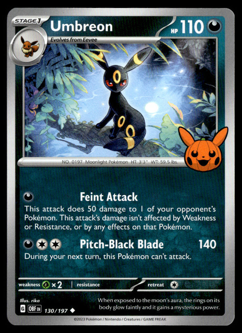 2024 Trick or Trade BOOster #130/197 Umbreon  Krazy King Collectibles LLC   