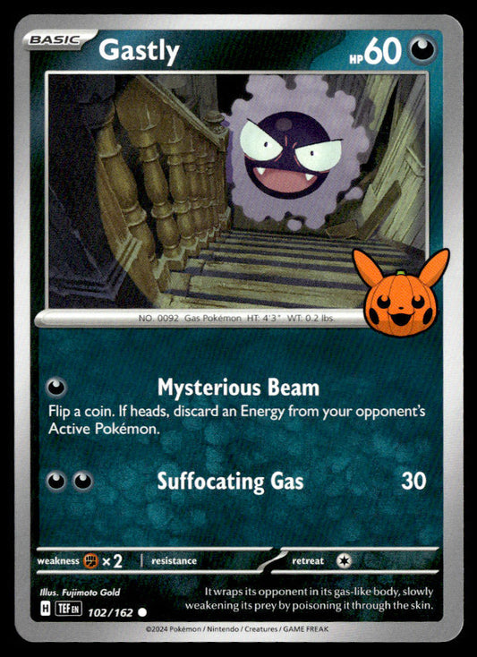 2024 Trick or Trade BOOster #102/162 Gastly  Krazy King Collectibles LLC   