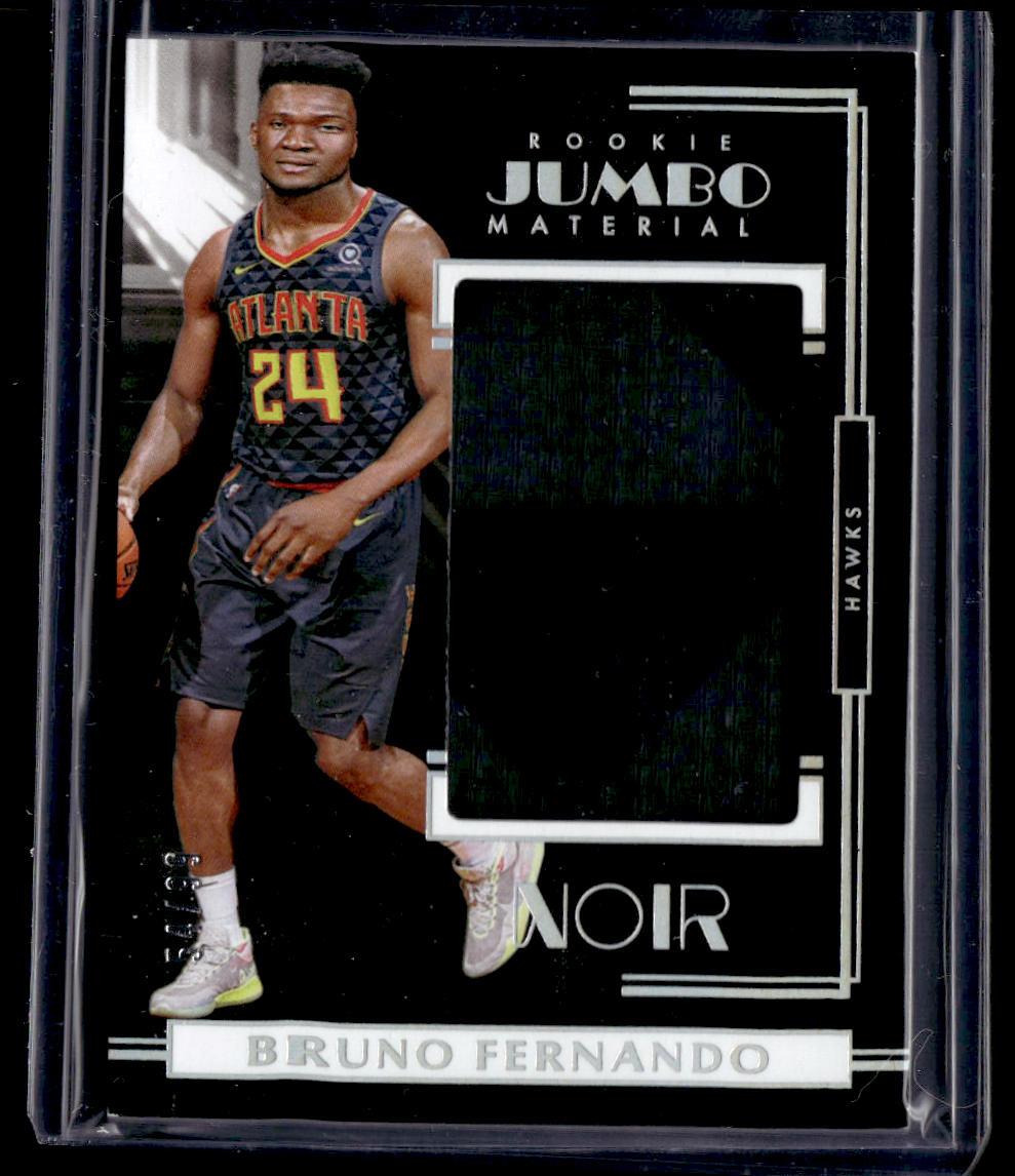 2019-20 Panini Noir #RJ-BFN Bruno Fernando Rookie Jumbo Material #/99  Krazy King Collectibles LLC   