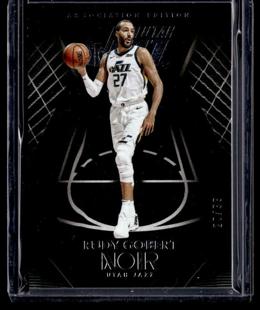 2019-20 Panini Noir #19 Rudy Gobert #/99  Krazy King Collectibles LLC   