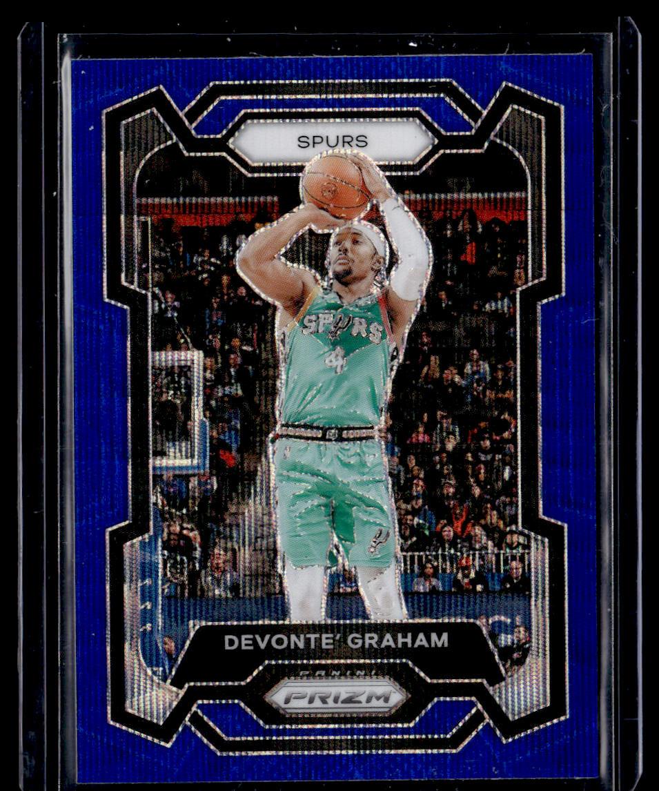 2023-24 Panini Prizm #233 Devonte' Graham Prizms Blue Wave  Krazy King Collectibles LLC   