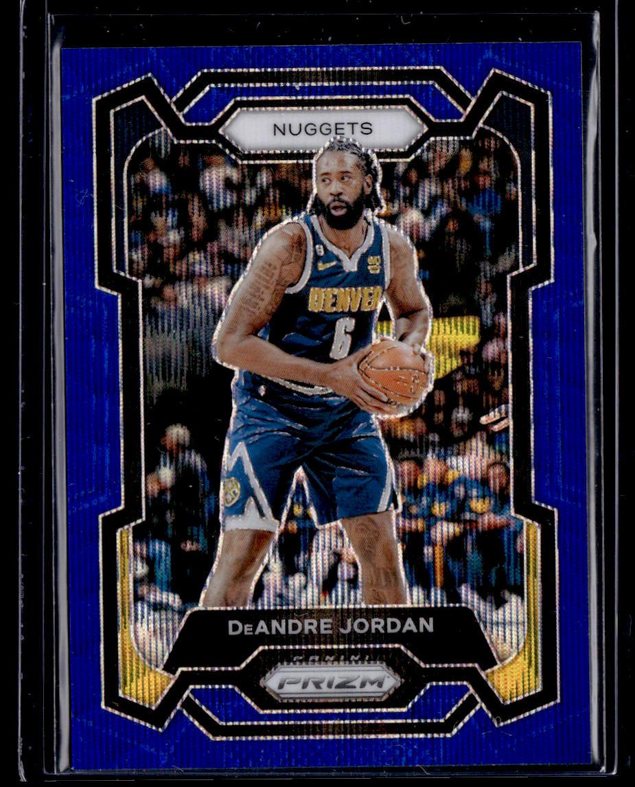 2023-24 Panini Prizm #271 DeAndre Jordan Prizms Blue Wave  Krazy King Collectibles LLC   