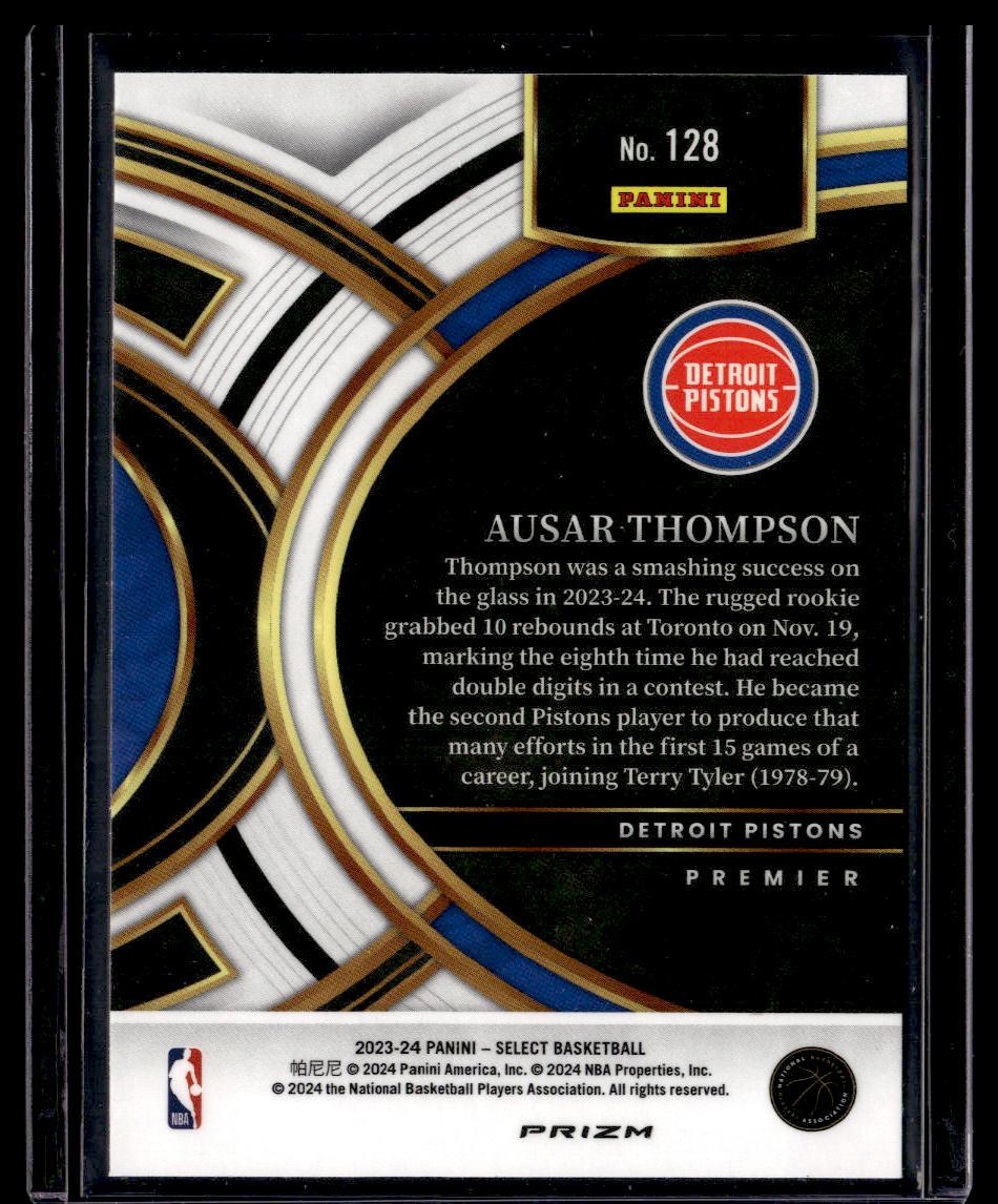 2023-24 Panini Select #128 Ausar Thompson Blue Prizms  Krazy King Collectibles LLC   