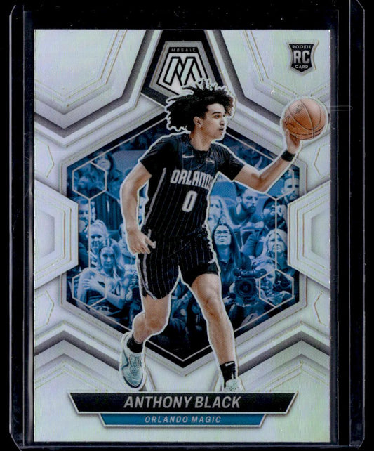 2023-24 Panini Mosaic #225 Anthony Black Silver Prizm  Krazy King Collectibles LLC   