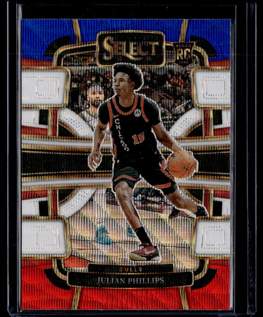 2023-24 Panini Select #82 Julian Phillips Silver Prizms Red White Blue Wave  Krazy King Collectibles LLC   