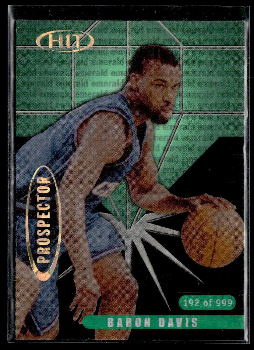 2000 SAGE HIT #P4 Baron Davis Prospector Emerald #/999  Krazy King Collectibles LLC   