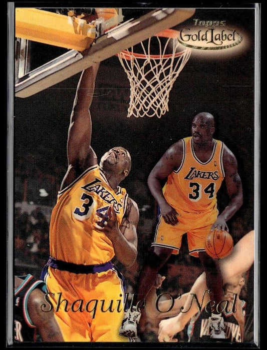 1998-99 Topps #GL2 Shaquille O'Neal Topps Gold Label  Krazy King Collectibles LLC   