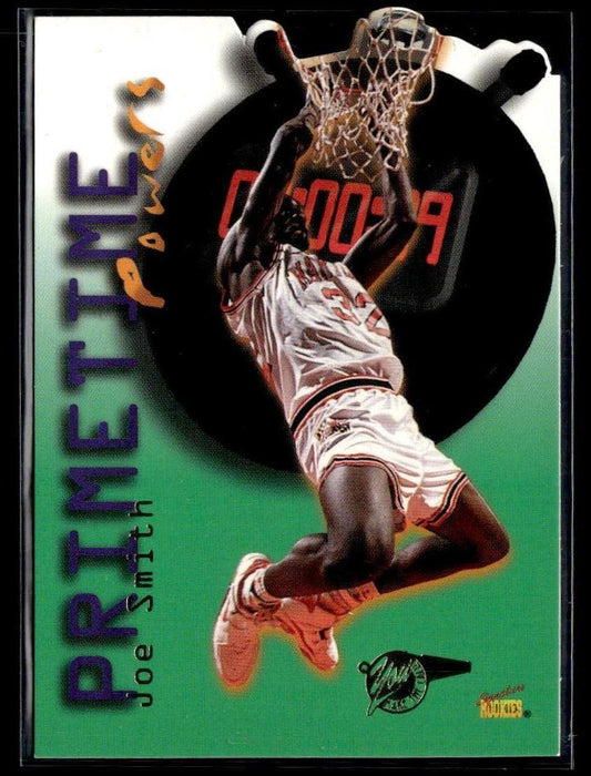 1996 Signature Rookies Premier #PT10 Joe Smith Primetime Powers  Krazy King Collectibles LLC   