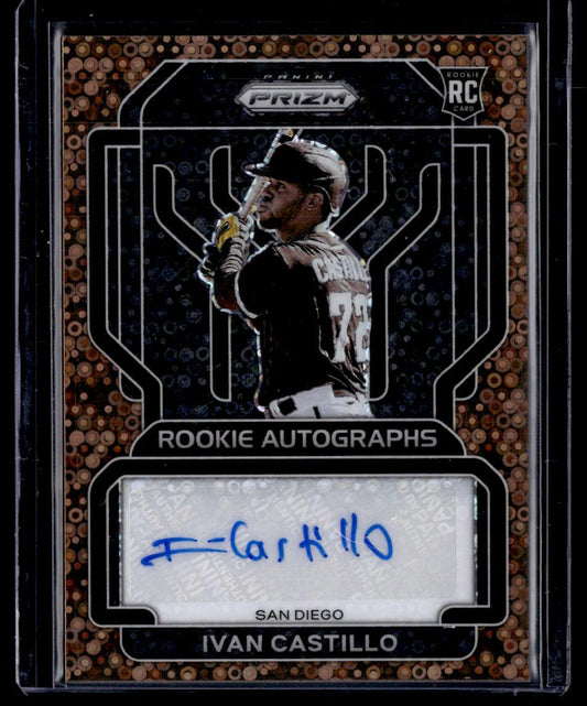 2022 Prizm #RA-IC Ivan Castillo Rookie Autographs Bronze Donut Circles 15/15  Krazy King Collectibles LLC   