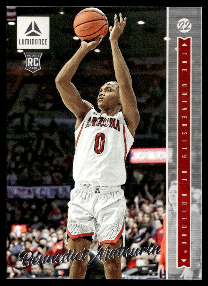 2022 Panini Chronicles Draft Picks #28 Bennedict Mathurin Luminance  Krazy King Collectibles LLC   