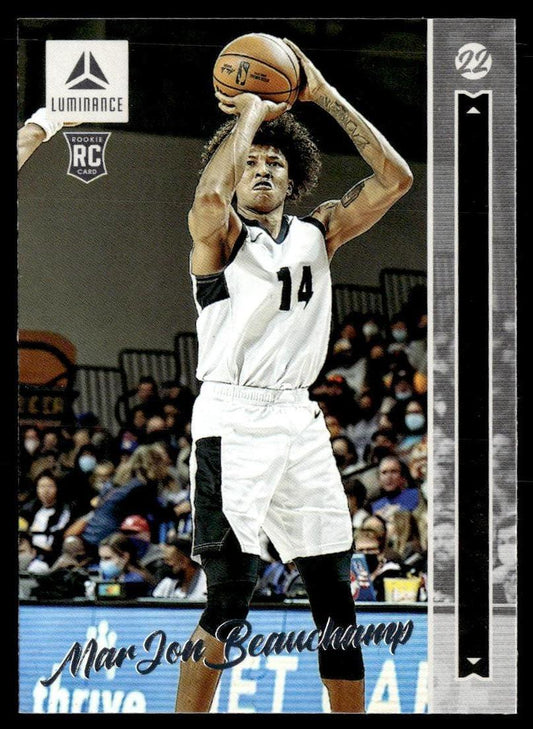 2022 Panini Chronicles Draft Picks #19 MarJon Beauchamp Luminance  Krazy King Collectibles LLC   