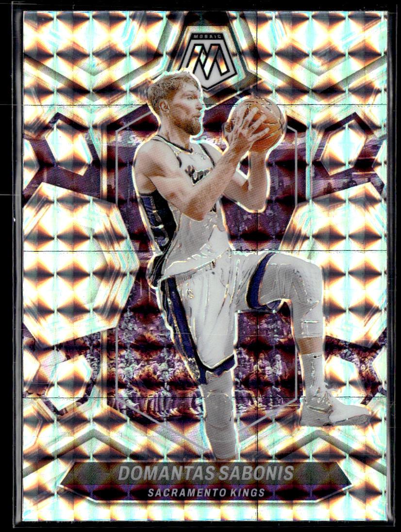 2023-24 Panini Mosaic #76 Domantas Sabonis Silver Mosaic  Krazy King Collectibles LLC   