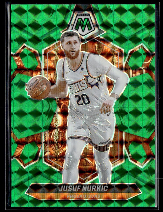 2023-24 Panini Mosaic #72 Jusuf Nurkic Green Mosaic  Krazy King Collectibles LLC   