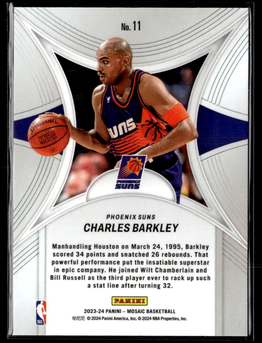 2023-24 Mosaic Charles Barkley Epic Performers  Krazy King Collectibles LLC   