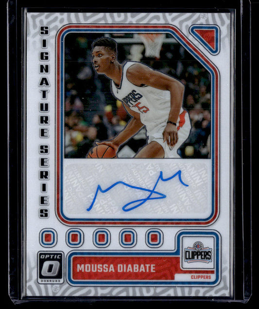 2023-24 Donruss Optic Moussa Diabate Signature Series  Krazy King Collectibles LLC   