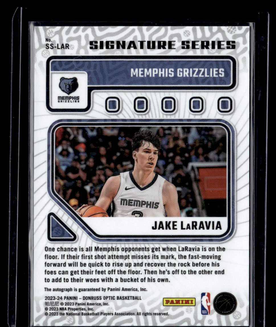 2023-24 Donruss Optic Jake LaRavia Signature Series  Krazy King Collectibles LLC   