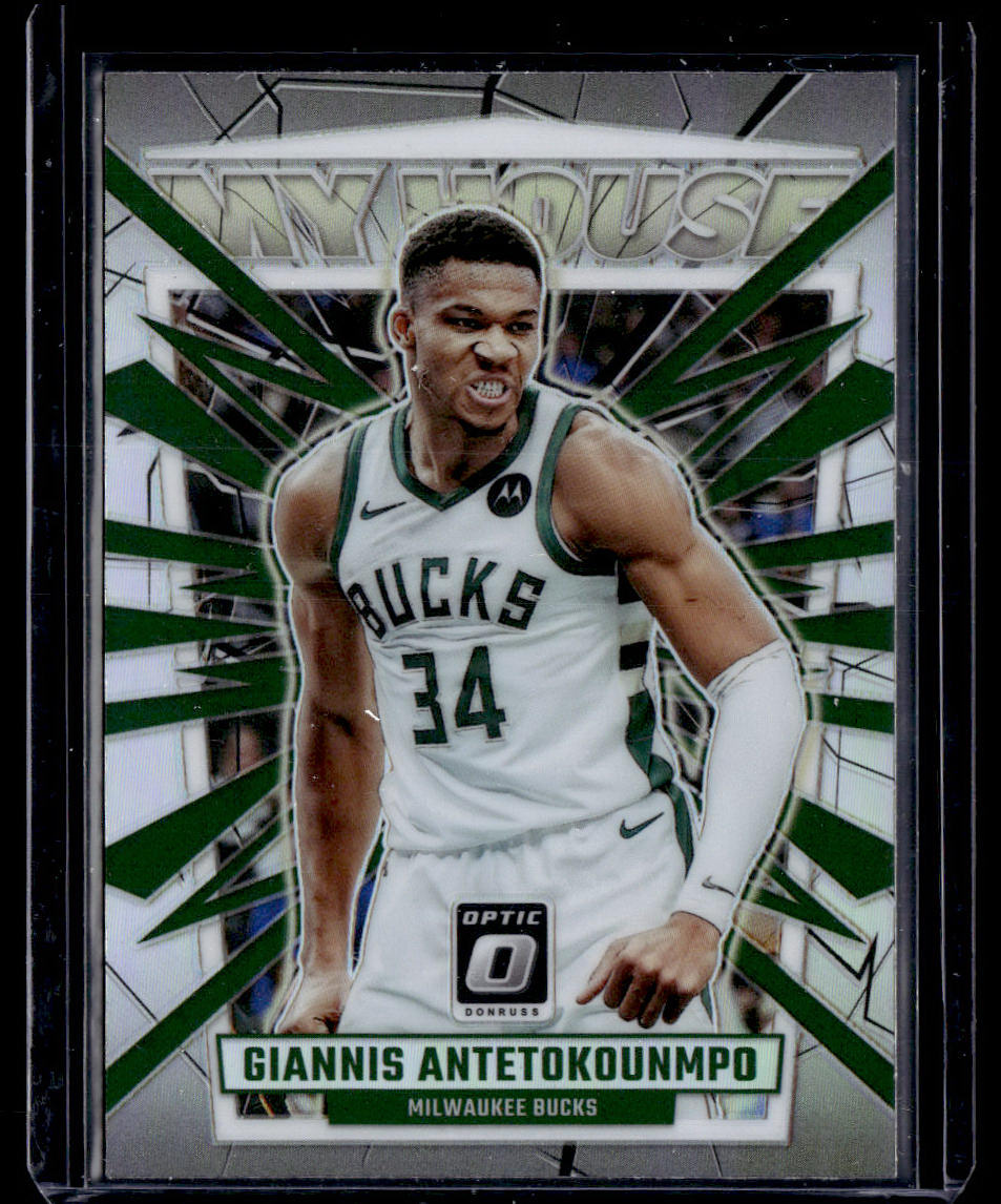 2023-24 Donruss Optic #11 Giannis Antetokounmpo My House Holo  Krazy King Collectibles LLC   